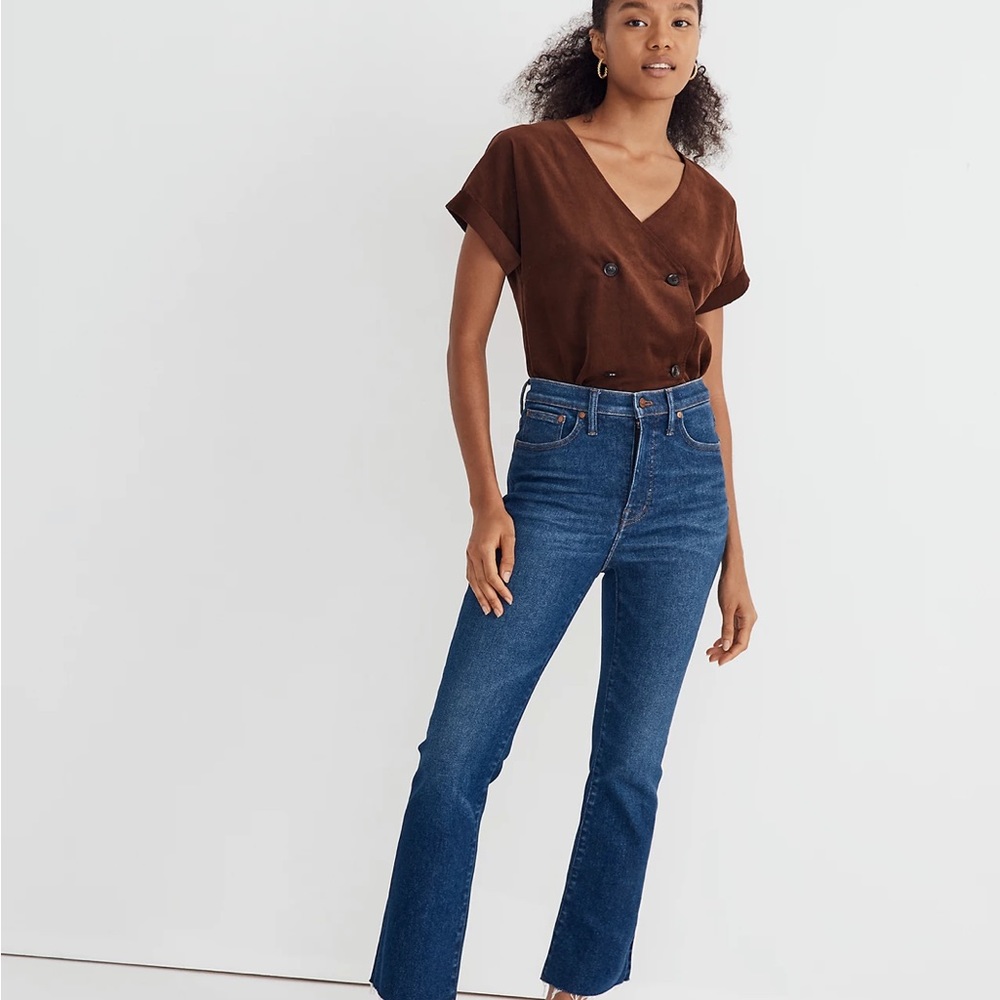 MADEWELL Cali Demi-Boot Jeans in Smithley Wash